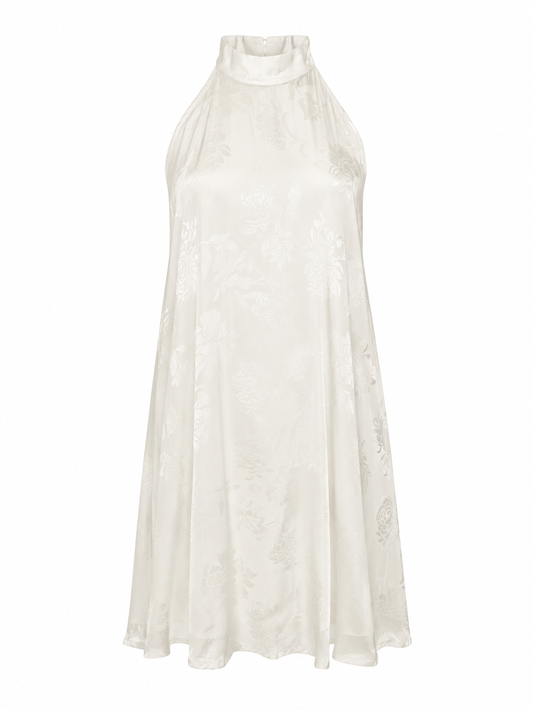 FLORAL JACQUARD HALTER TOP / DRESS