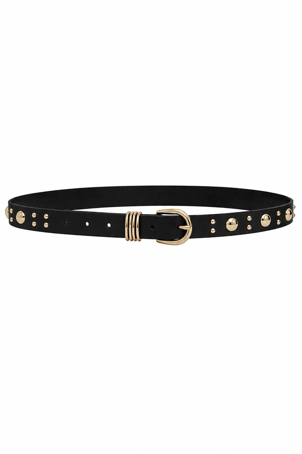 NOIR STUDDED BELT