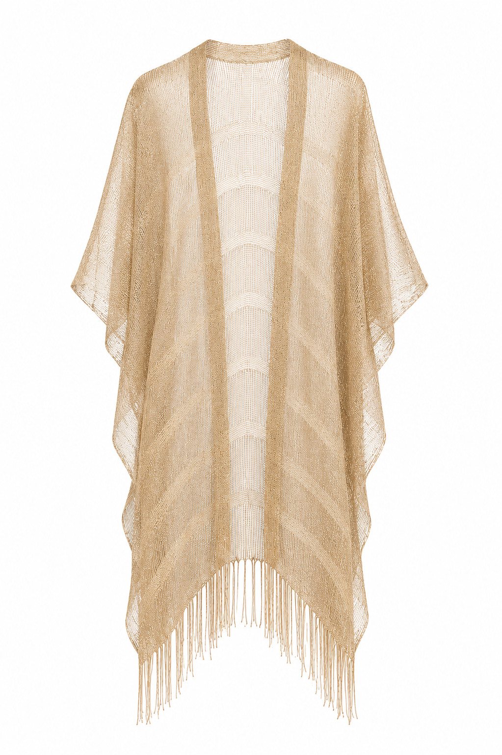 LUXE SHIMMER MESH KIMONO