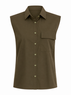 POWER SHOULDER BLOUSE