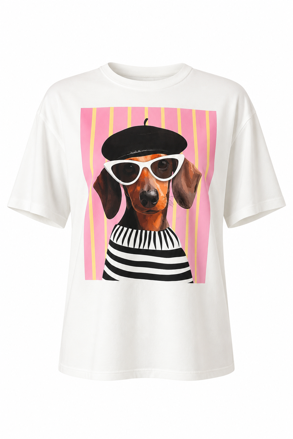 PARIS PUP GRAPHIC T-SHIRT