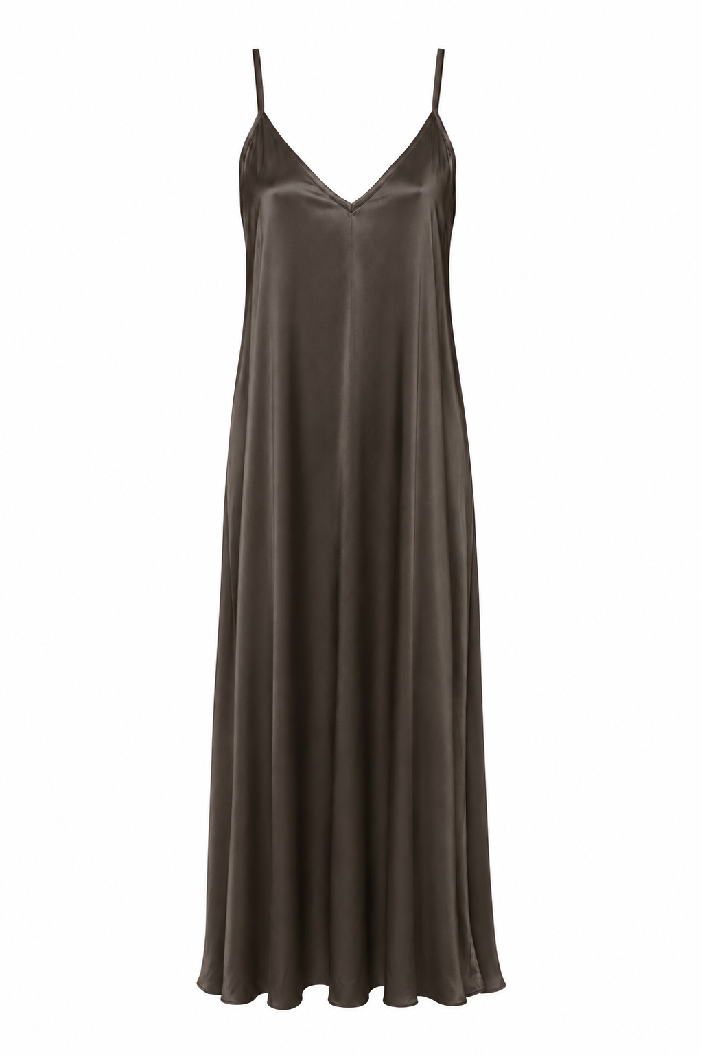NOIR SATIN MAXI DRESS