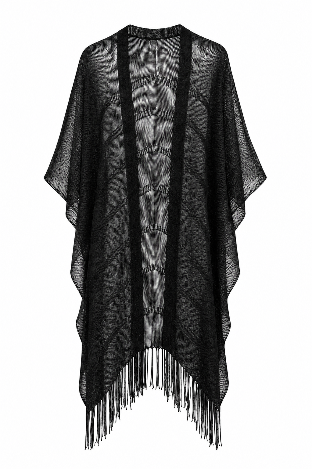 LUXE SHIMMER MESH KIMONO