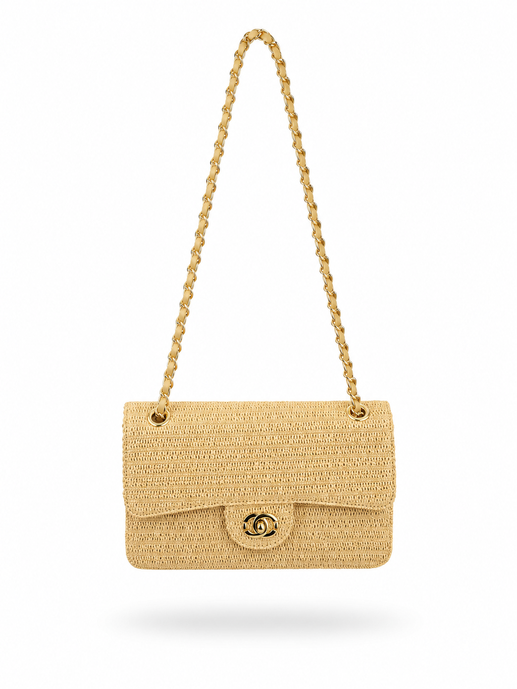 NOIR WOVEN CHAIN BAG