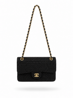 NOIR WOVEN CHAIN BAG