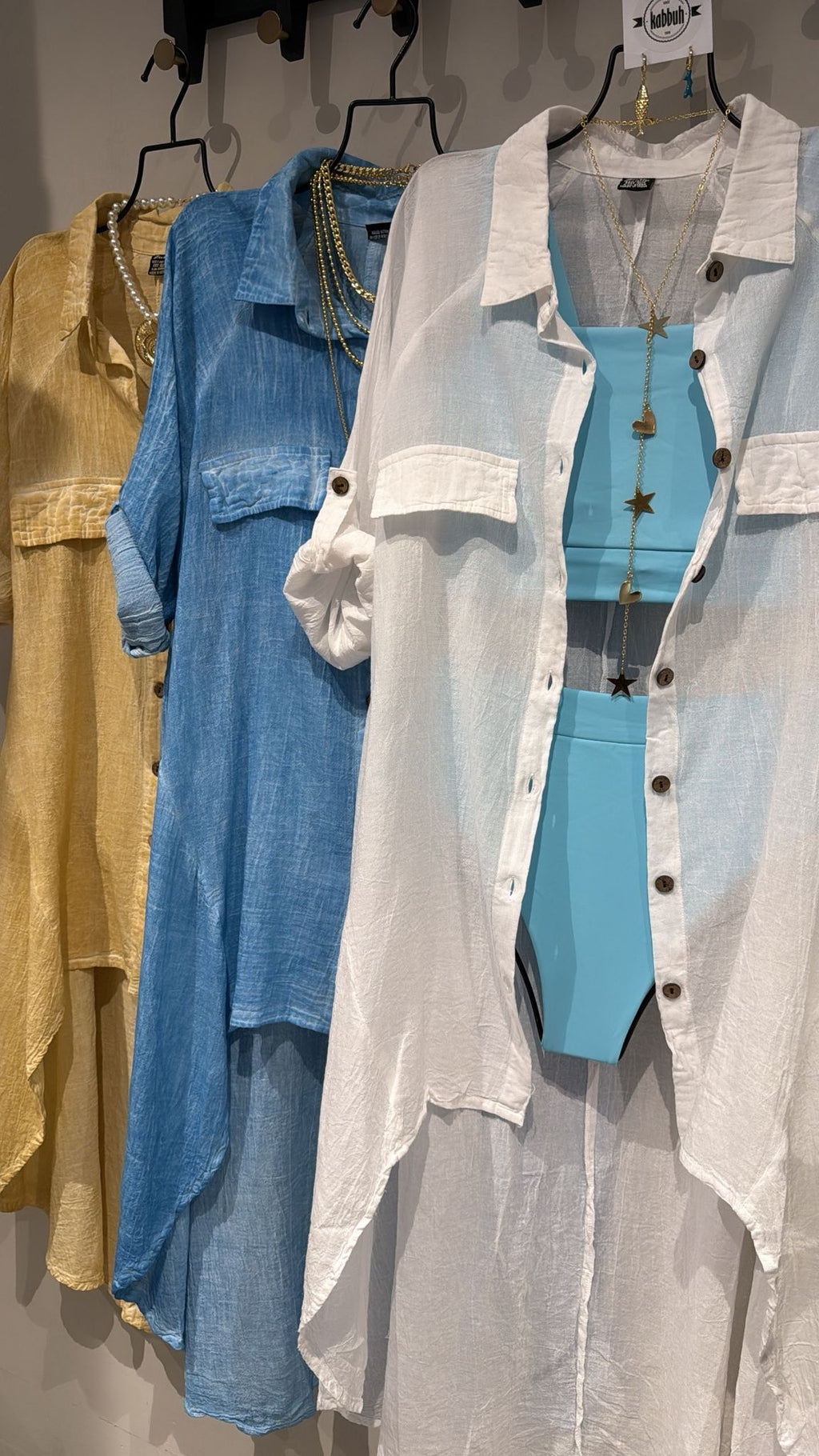 BOHO WASHED DRESS OR SHIRT