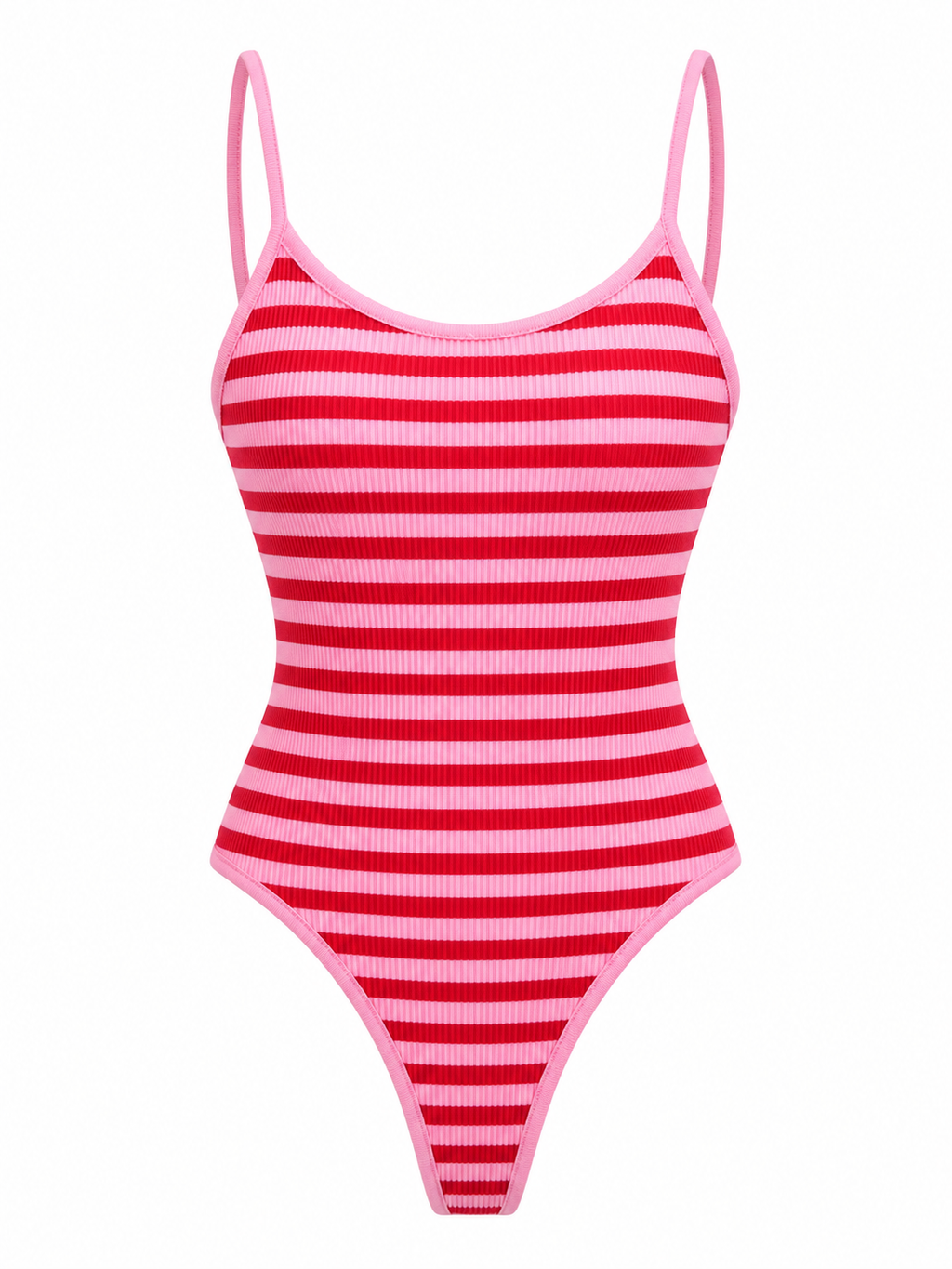 RIBBED STRIPE BODYSUIT