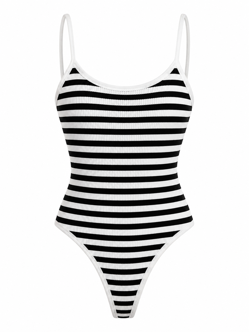 RIBBED STRIPE BODYSUIT