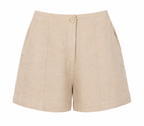 SANDSTONE LINEN SHORTS