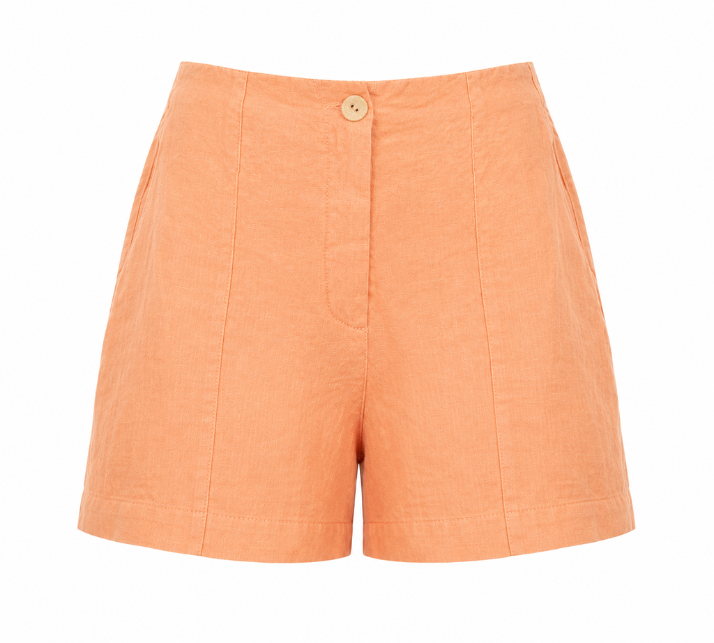 SANDSTONE LINEN SHORTS