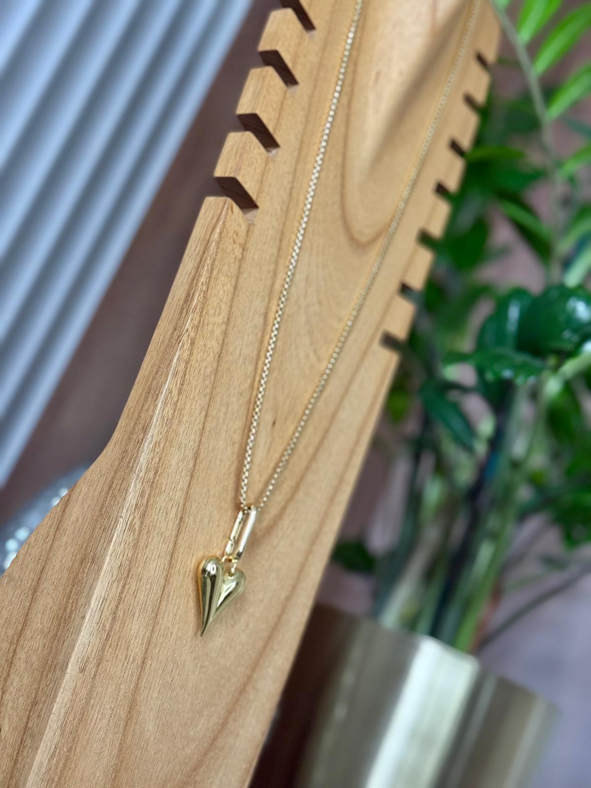 HEART CLIP NECKLACE