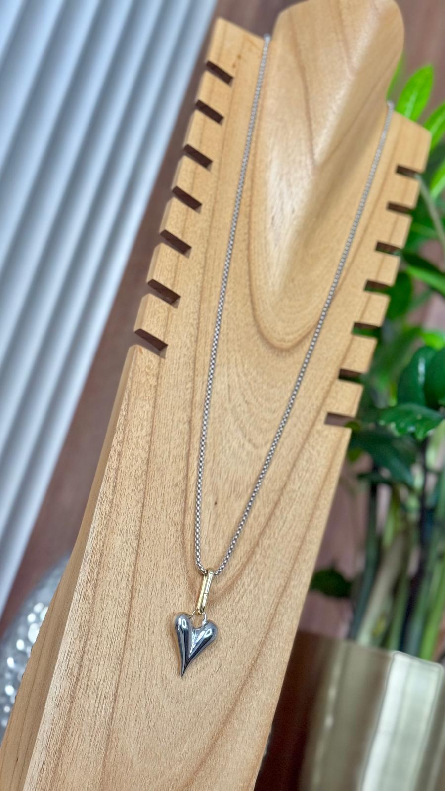 HEART CLIP NECKLACE