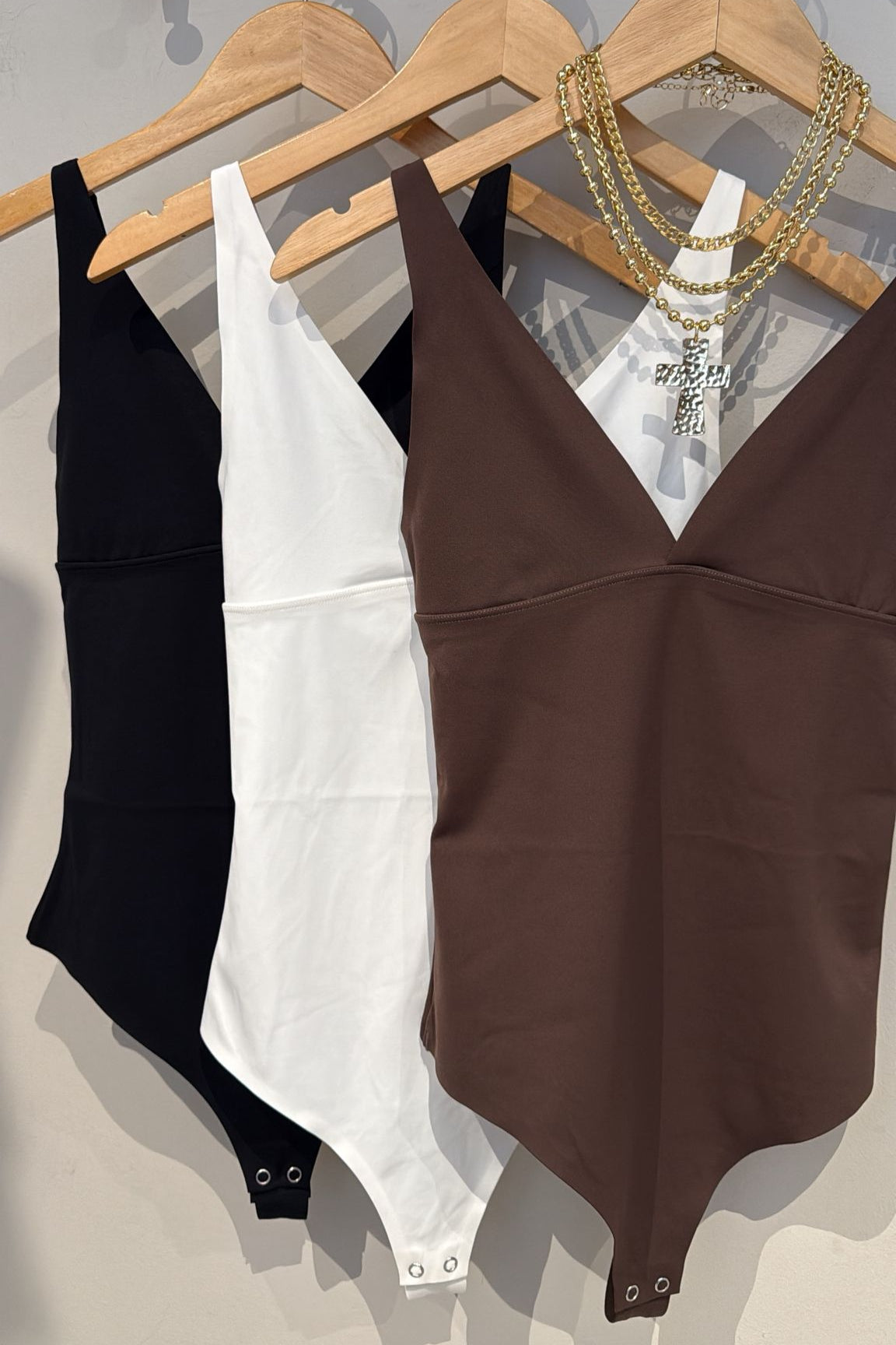 Plunge Neck Bodysuit
