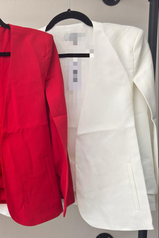 ORIANA OVI CAPE BLAZER