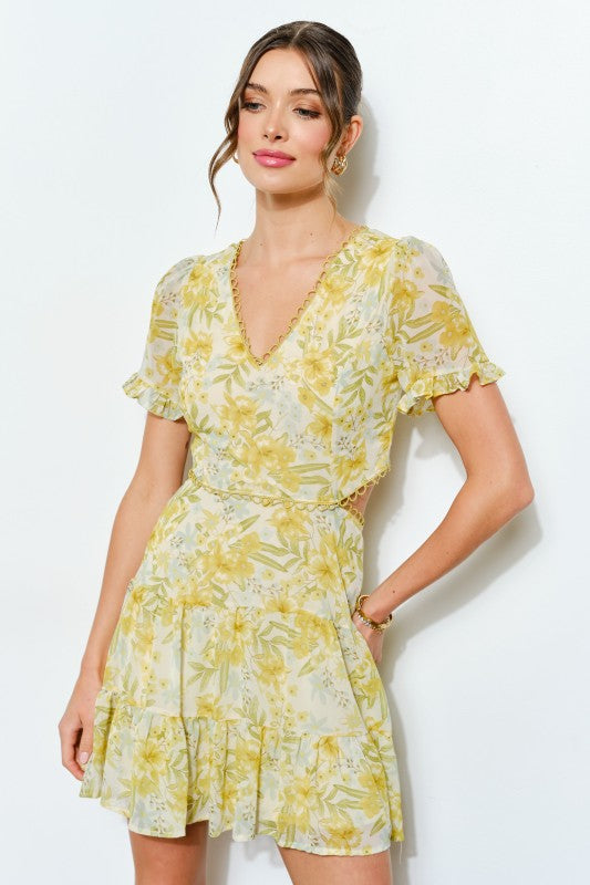 FLORAL SUNRISE DRESS