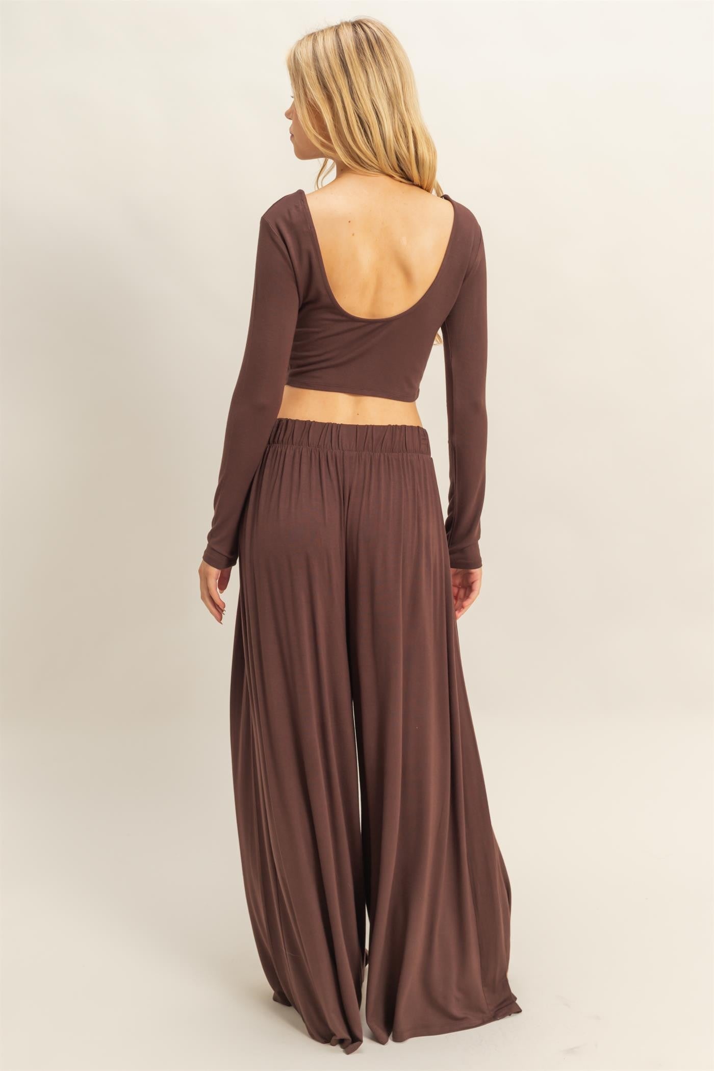 Long-sleeve Two Pieces Set