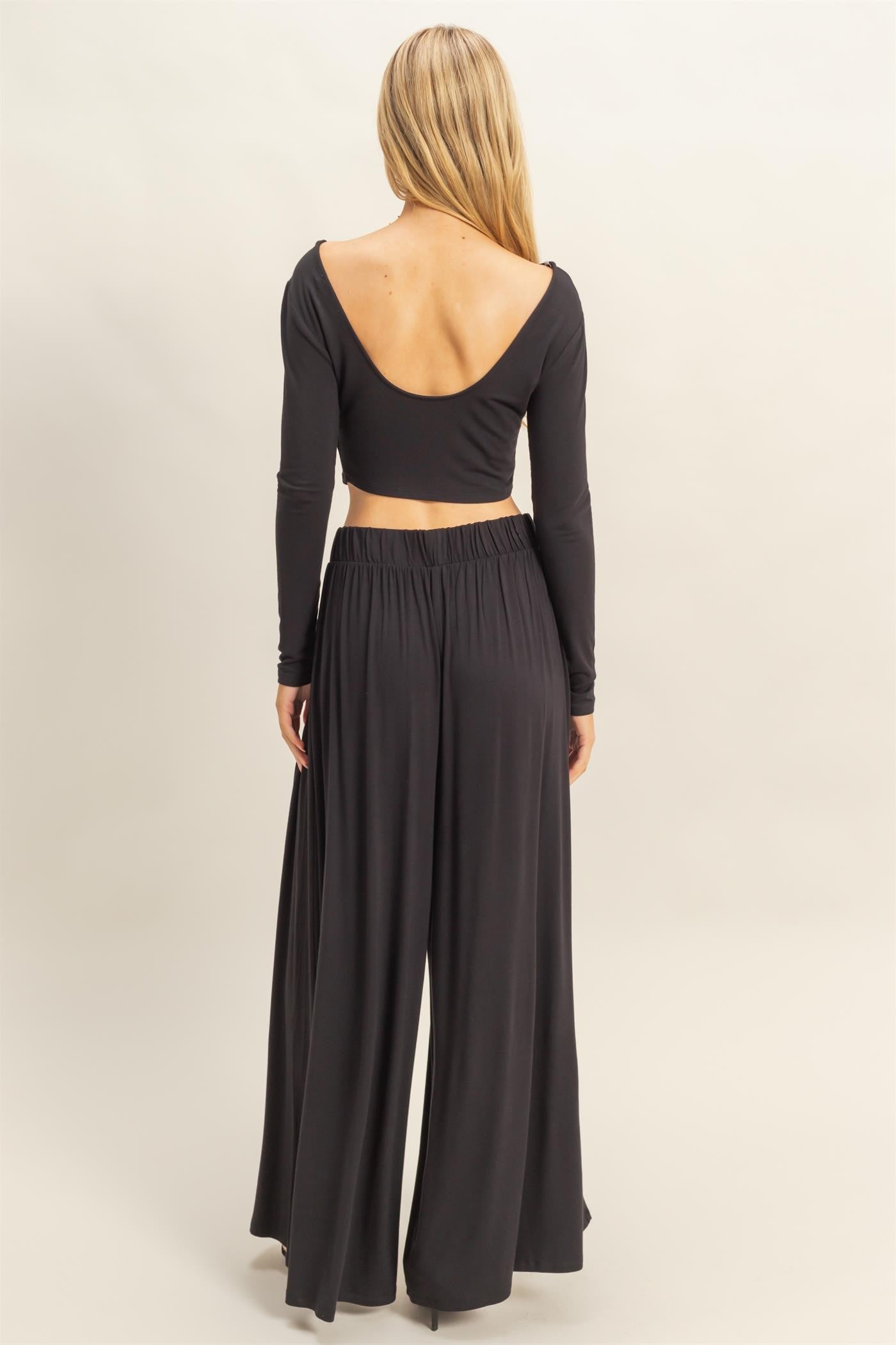 Long-sleeve Two Pieces Set