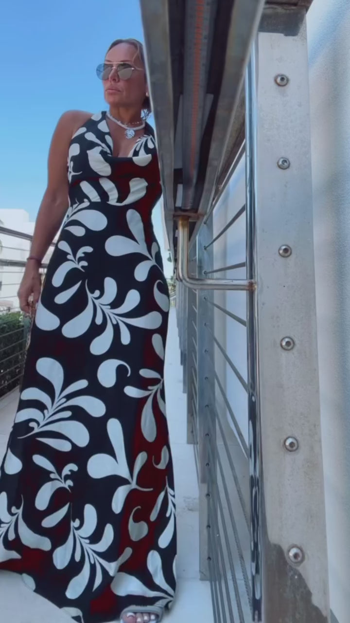 WAVES MAXI DRESS
