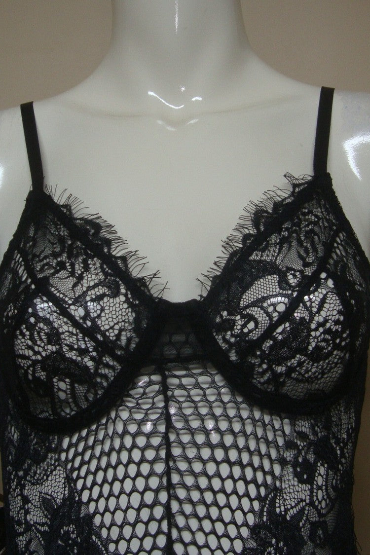 Adriana Sleeveless Lace Bodysuit